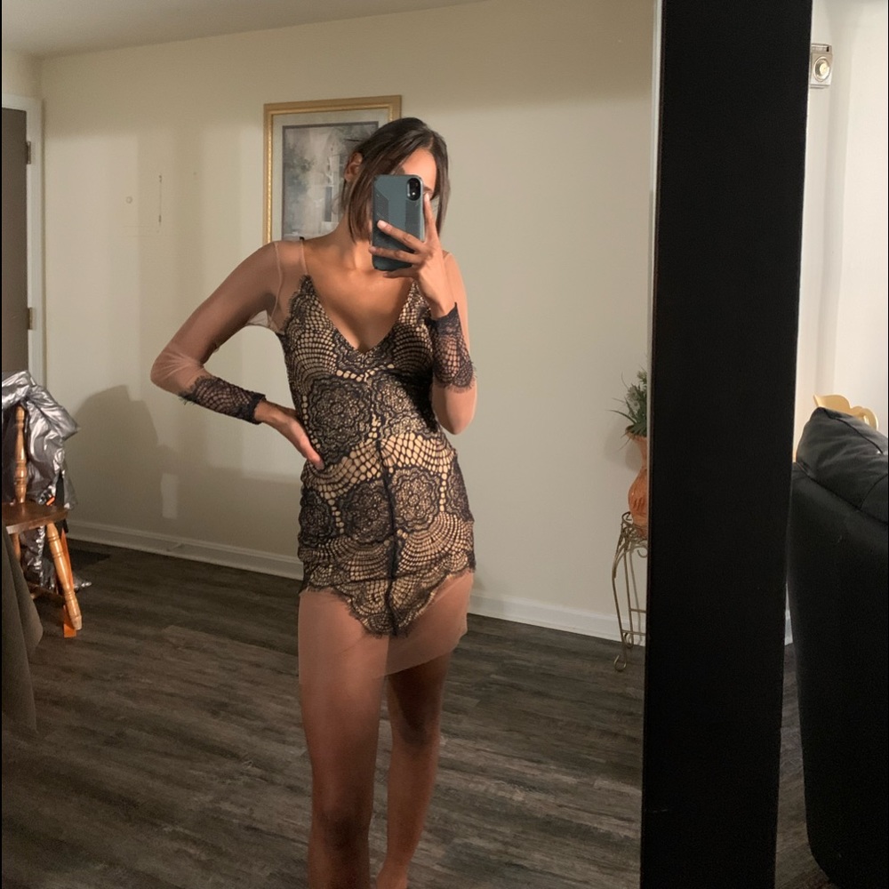 for love and lemons lace dress! xs!